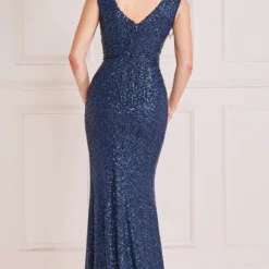 Goddiva Twisted Knot Patterned Sequin Maxi Dress -Starlit Dress Sales A34979D1A 3