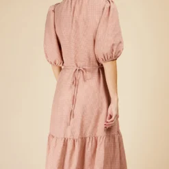 Little Mistress Summer Gingham Tiered Midaxi Dress -Starlit Dress Sales D33622R1A 4