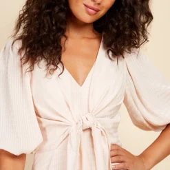 Little Mistress Ecru Check Tie Detail Midaxi Dress 6 Little Mistress Ecru Check Tie Detail Midaxi Dress -Starlit Dress Sales D33639R1A 3