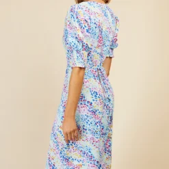 Little Mistress Animal Print Button Front Midi Dress By Vogue Williams -Starlit Dress Sales D33708R2B 4