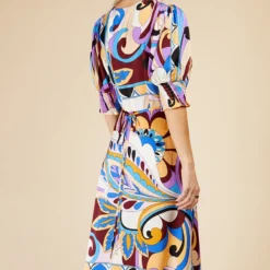 Little Mistress Retro Print Button Front Midi Dress By Vogue Williams 9 Little Mistress Retro Print Button Front Midi Dress By Vogue Williams -Starlit Dress Sales D33708R2C 4