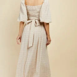 Little Mistress Beige Check Multiway Midi Dress 17 Little Mistress Beige Check Multiway Midi Dress -Starlit Dress Sales D34009R1A 10