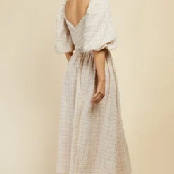 Little Mistress Beige Check Multiway Midi Dress 15 Little Mistress Beige Check Multiway Midi Dress -Starlit Dress Sales D34009R1A 6