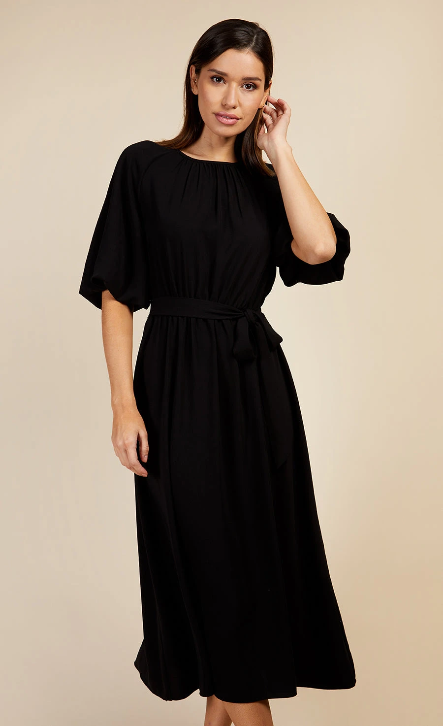 Little Mistress Black Puff Sleeve Midaxi Dress By Vogue Williams 3 Little Mistress Black Puff Sleeve Midaxi Dress By Vogue Williams - Image 3