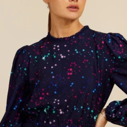 Little Mistress Navy Star Print Mini Dress By Vogue Williams -Starlit Dress Sales D34177B1A 3