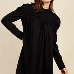 Little Mistress Black Shirred Mini Dress By Vogue Williams -Starlit Dress Sales D34194B2B 2