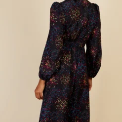 Little Mistress Firework Print Midaxi Dress By Vogue Williams -Starlit Dress Sales D34267R1A 4