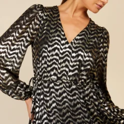 Little Mistress Black Animal Foil Print Midaxi Dress By Vogue Williams 9 Little Mistress Black Animal Foil Print Midaxi Dress By Vogue Williams -Starlit Dress Sales D34270R1A 3