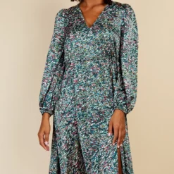 Little Mistress Satin Print Midaxi Dress By Vogue Williams 7 Little Mistress Satin Print Midaxi Dress By Vogue Williams -Starlit Dress Sales D34270R2B 2