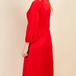 Little Mistress Red Check Print Midaxi Dress By Vogue Williams -Starlit Dress Sales D34419R1A 4