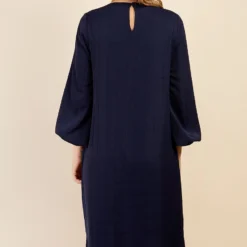 Little Mistress Navy Pephem Midaxi Dress By Vogue Williams -Starlit Dress Sales D34420R1A 4