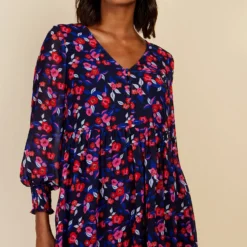 Little Mistress Floral Print Mini Dress By Vogue Williams