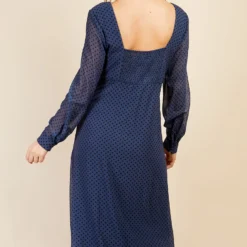 Little Mistress Blue Spot Sweetheart Midaxi Dress By Vogue Williams -Starlit Dress Sales D34435R1A 4