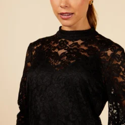 Little Mistress Black Lace Mini Dress -Starlit Dress Sales D34551B1A 3