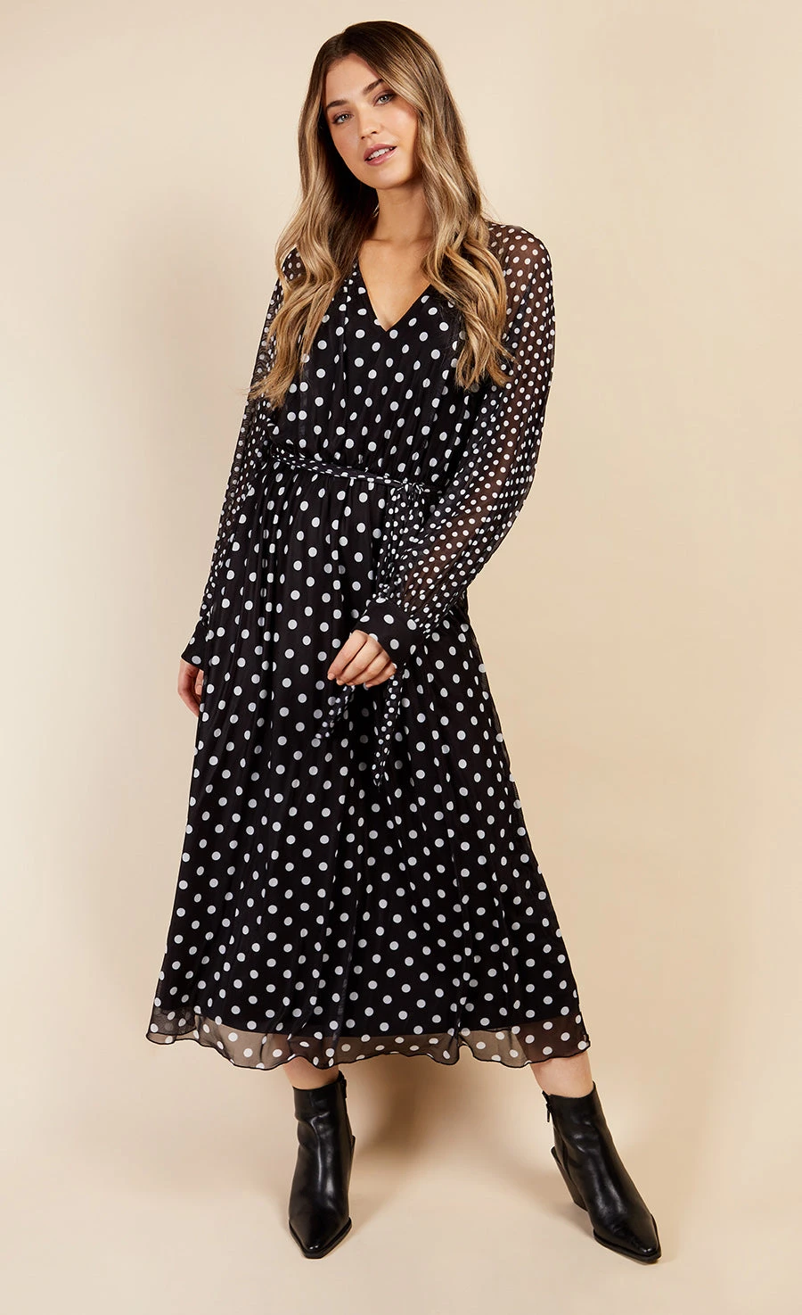 Little Mistress Multi Spot Midaxi Dress By Vogue Williams 1 Little Mistress Multi Spot Midaxi Dress By Vogue Williams