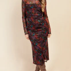 Little Mistress Floral Print Ruched Midaxi Dress By Vogue Williams 7 Little Mistress Floral Print Ruched Midaxi Dress By Vogue Williams -Starlit Dress Sales D34572R1A 1