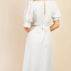 Little Mistress Cream Texture Midaxi Dress By Vogue Williams -Starlit Dress Sales D34593R2A 4