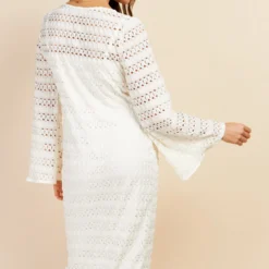 Little Mistress Cream Crochet Knit Midaxi Dress By Vogue Williams 11 Little Mistress Cream Crochet Knit Midaxi Dress By Vogue Williams -Starlit Dress Sales D34686R1A 4 scaled