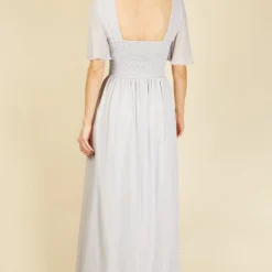 Little Mistress Kirsty Ice Grey Angel Wing Maxi Dress -Starlit Dress Sales U19809D4A 4
