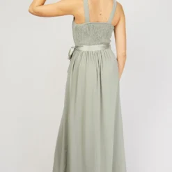 Little Mistress Sage Halterneck Bridesmaid Maxi Dress -Starlit Dress Sales U19812D2A 4