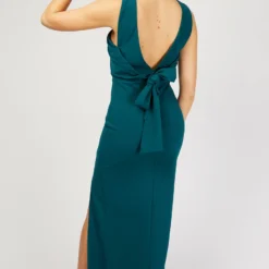 Little Mistress Green Crossover Bodice Maxi Dress -Starlit Dress Sales U19817D2A 4