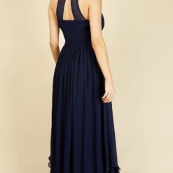 Little Mistress Elana Navy Keyhole Maxi Dress -Starlit Dress Sales U20884D2A 4