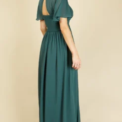 Little Mistress Russo Pine Angel Sleeve Maxi Dress -Starlit Dress Sales U20888D2A 4