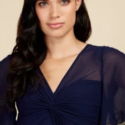 Little Mistress Navy Knot Detail Maxi Dress -Starlit Dress Sales U33594D1A 3