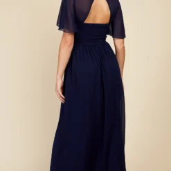 Little Mistress Navy Knot Detail Maxi Dress -Starlit Dress Sales U33594D1A 4