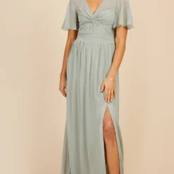 Little Mistress Waterlily Knot Detail Maxi Dress -Starlit Dress Sales U33594D2A 1