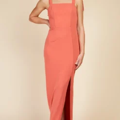 Little Mistress Coral Rose Tie Strap Maxi Dress 7 Little Mistress Coral Rose Tie Strap Maxi Dress -Starlit Dress Sales U33597D1A 1