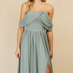 Little Mistress Waterlily Draped Sleeve Maxi Dress -Starlit Dress Sales U33603D3A 2